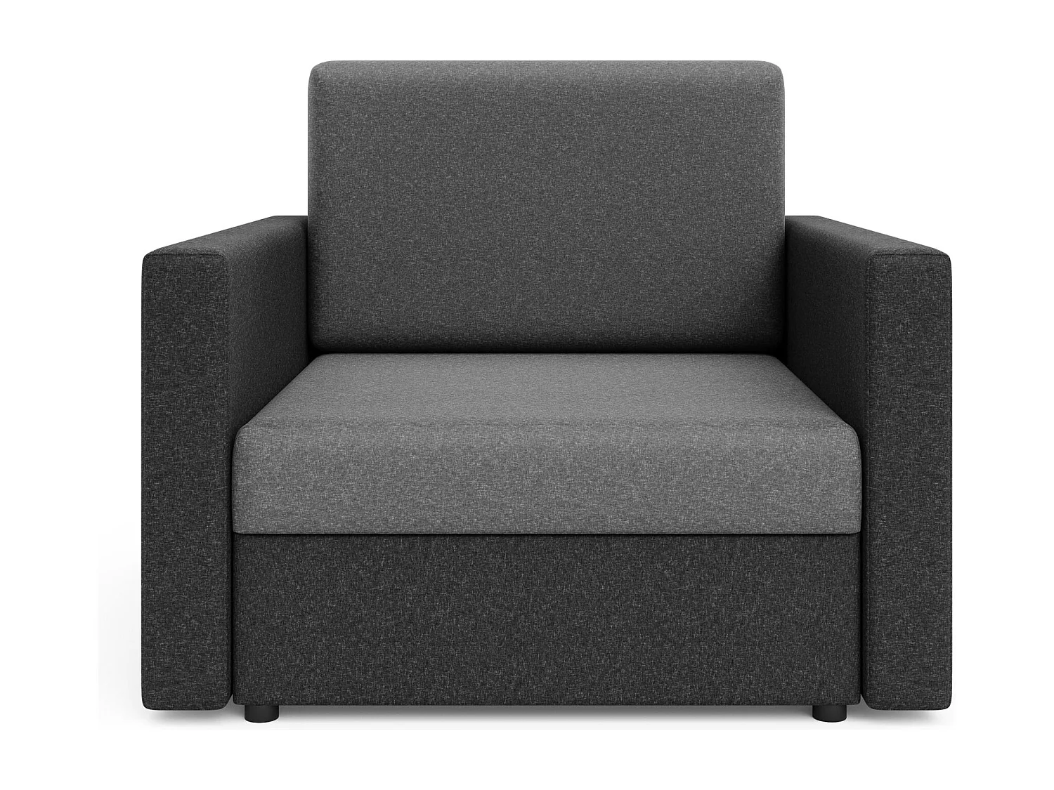 BEDANTE SOFA HEVEN 80 mit Schlaffunktion SAWANA 21+05 Grau mit Stauraum Bettkasten Wohnzimmersofa Couch Sofa Bettsofa Bettkasten Bettcouch