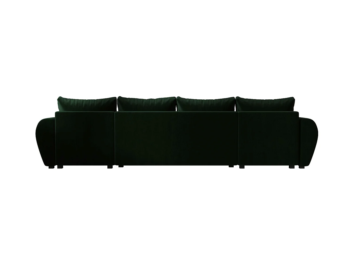 Canapé d'angle BEDANTE MOLISA U itaka 10 noir avec fonction couchage Canapé d'angle en forme de U avec espace de rangement Coffre à literie