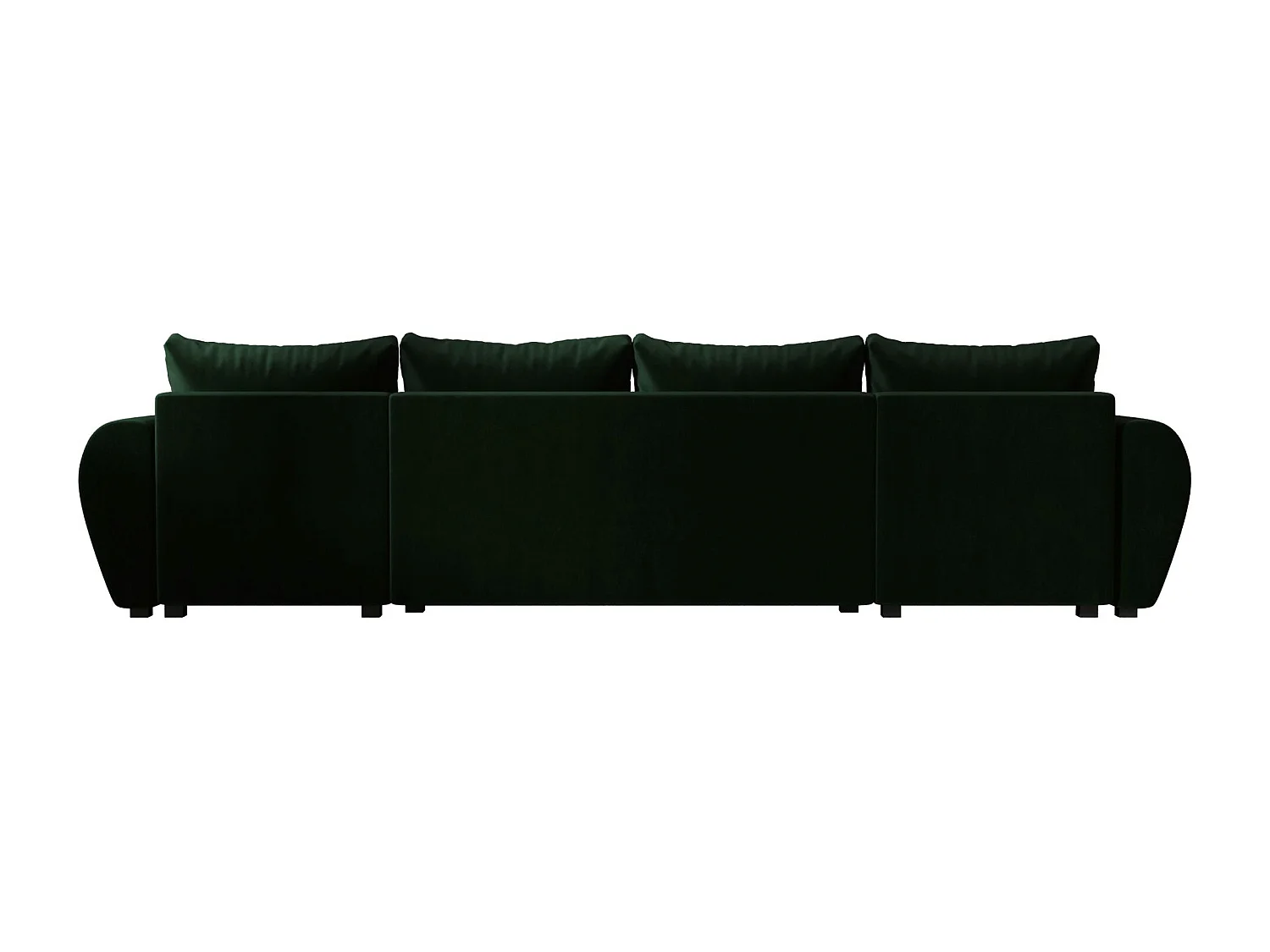 Canapé d'angle BEDANTE MOLISA U itaka 10 noir avec fonction couchage Canapé d'angle en forme de U avec espace de rangement Coffre à literie