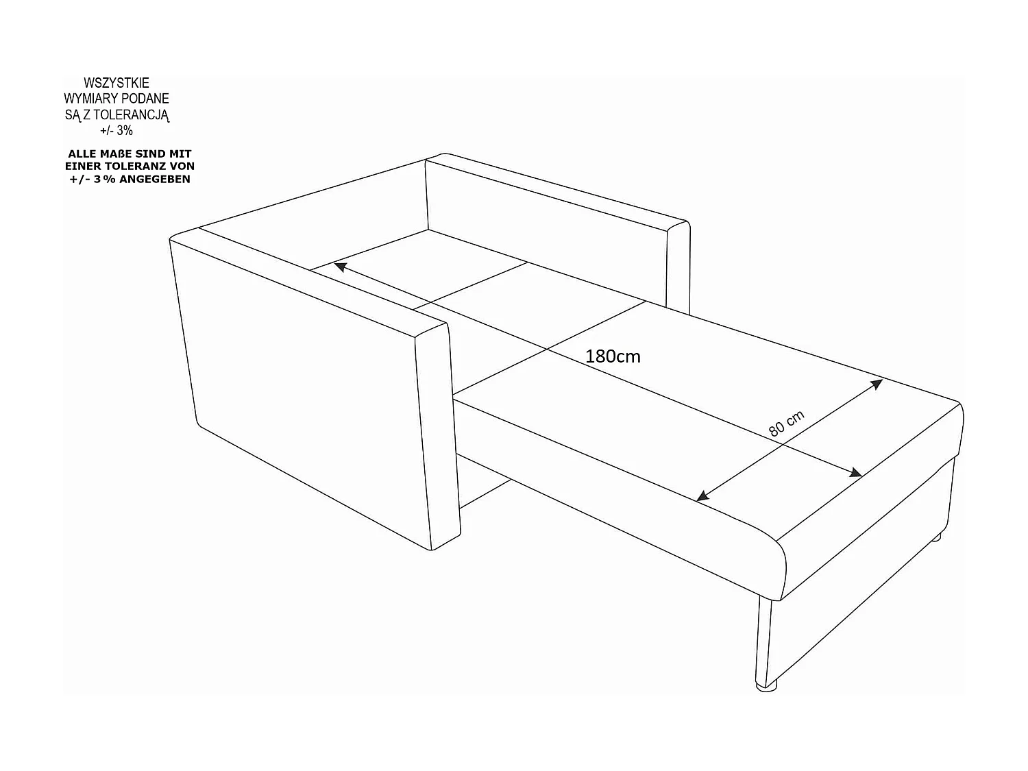 BEDANTE sofa HEVEN 80 met slaapfunctie SAWANA 13+14 rood/zwart met opbergruimte bedlade woonkamerbank bank sofa slaapbank bedlade slaapbank