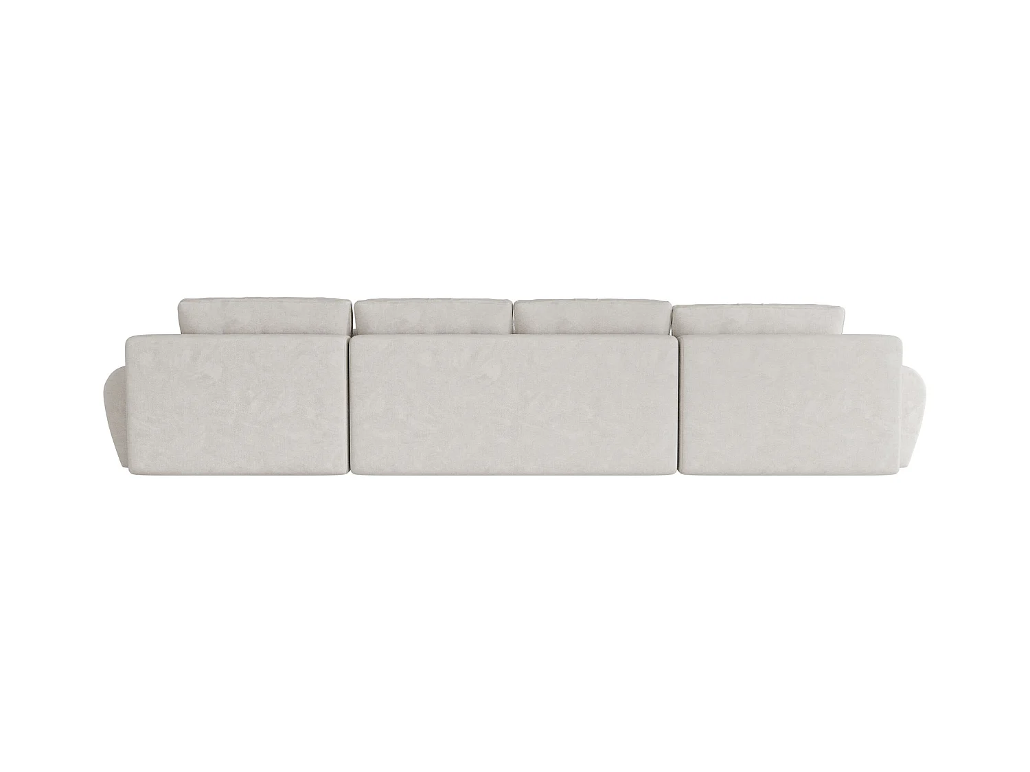 BEDANTE canapé d'angle BEGA U Links TENDER WAY 01 beige avec fonction de couchage canapé en forme de U avec coffre de rangement