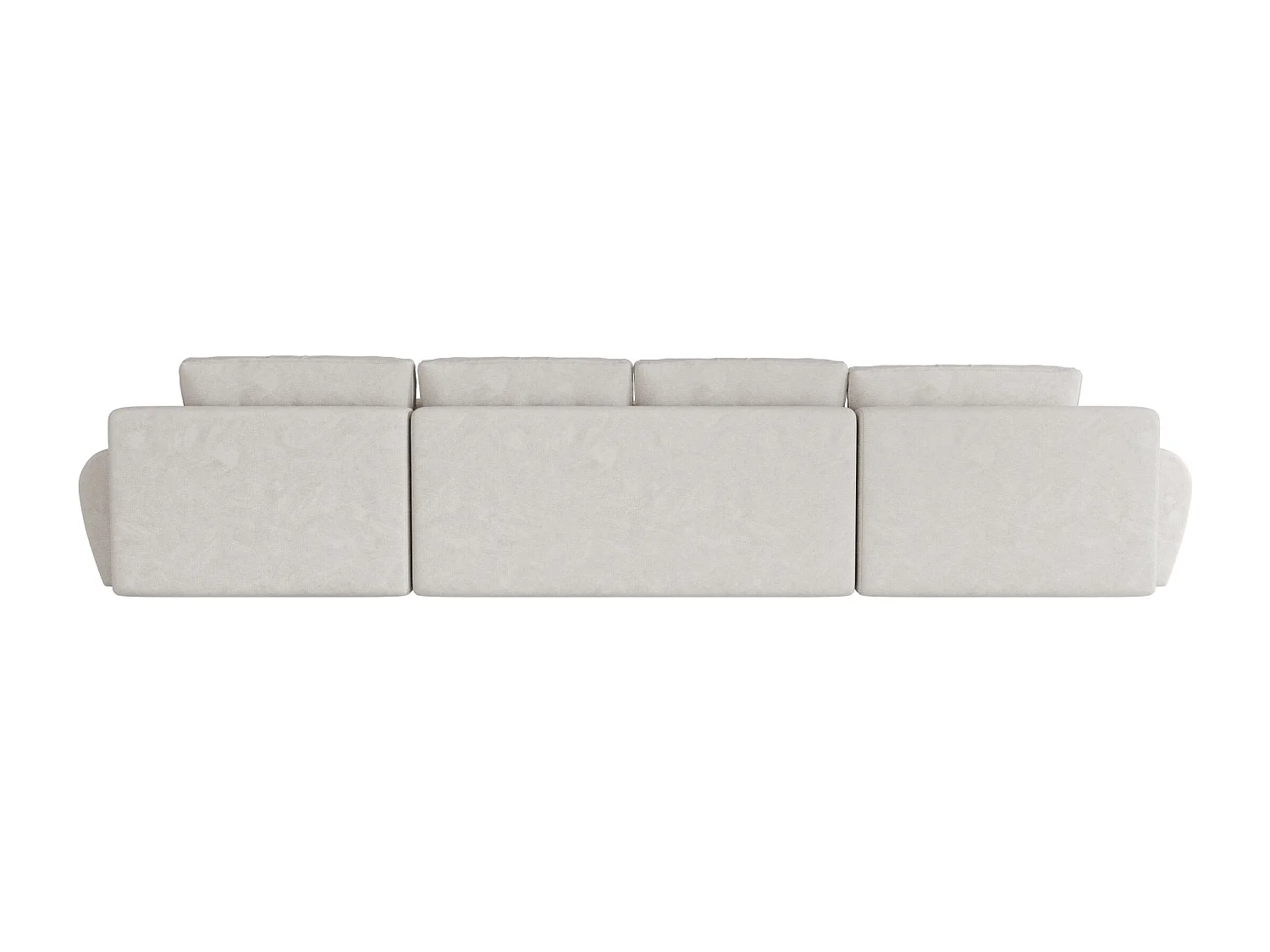 BEDANTE canapé d'angle BEGA U Links TENDER WAY 01 beige avec fonction de couchage canapé en forme de U avec coffre de rangement