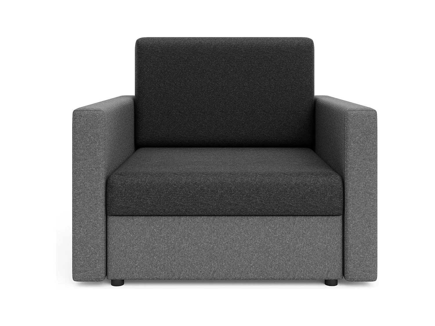 BEDANTE SOFA HEVEN 80 mit Schlaffunktion SAWANA 05+21 Grau mit Stauraum Bettkasten Wohnzimmersofa Couch Sofa Bettsofa Bettkasten Bettcouch