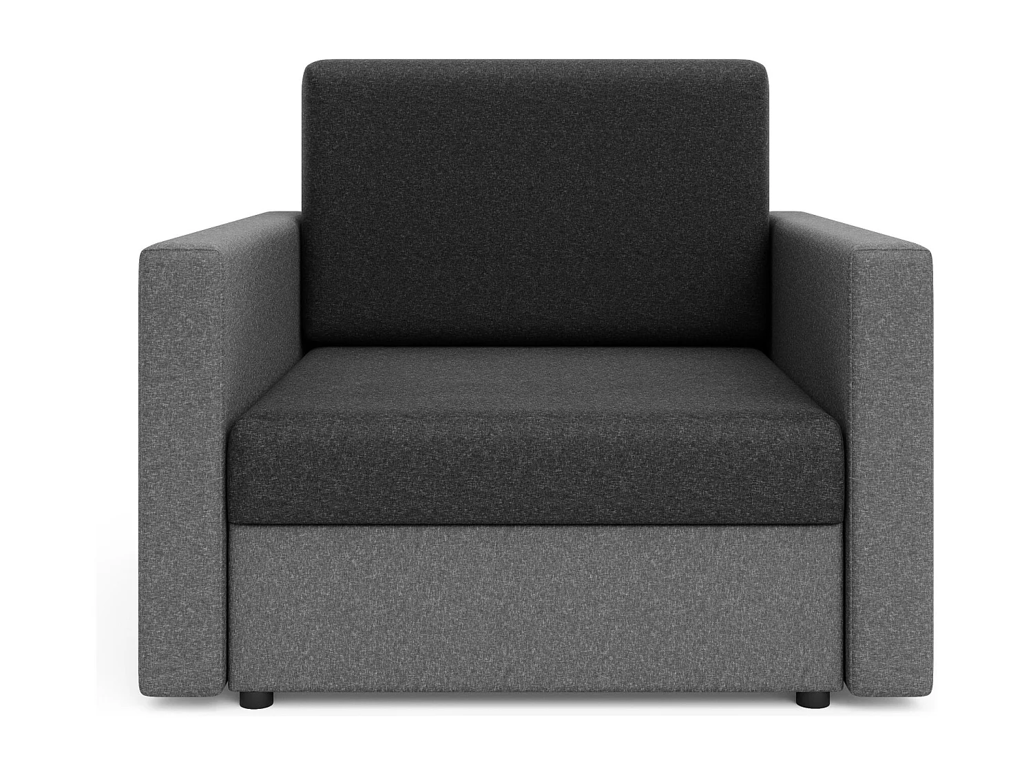 BEDANTE sofa HEVEN 80 met slaapfunctie SAWANA 05+21 grijs met opbergruimte bedlade woonkamerbank bank sofa slaapbank bedlade slaapbank