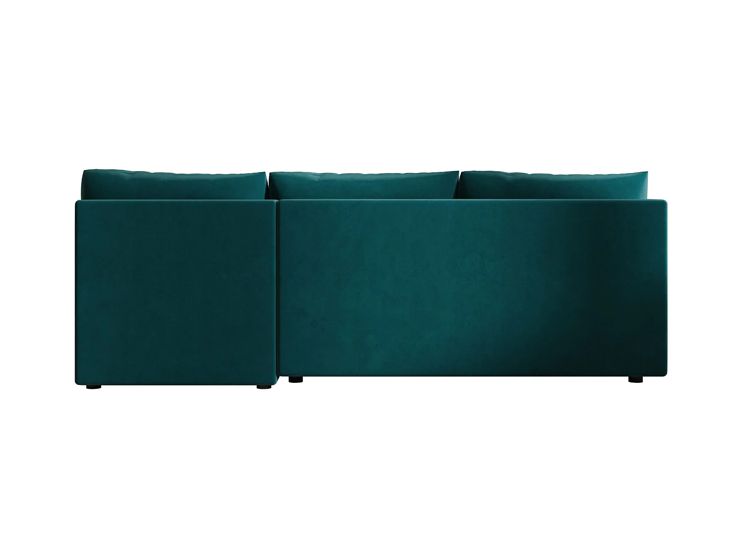 BEDANTE canapé d’angle MOS L Itaka 39 gauche turquoise avec fonction de couchage canapé en forme de L avec coffre de rangement