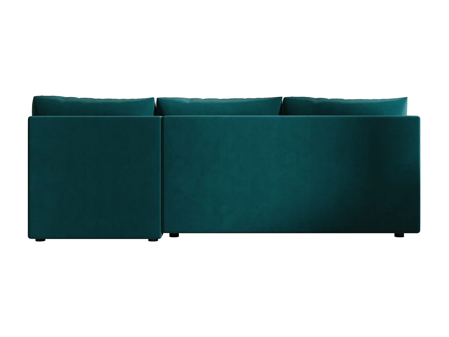 BEDANTE canapé d’angle MOS L Itaka 39 gauche turquoise avec fonction de couchage canapé en forme de L avec coffre de rangement