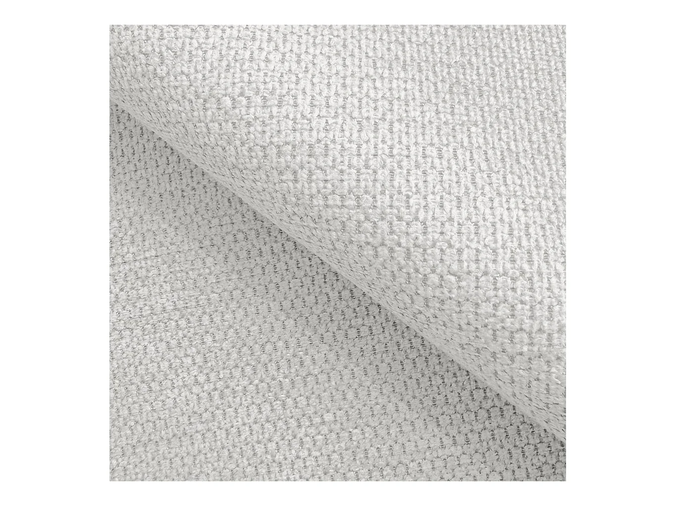 BEDANTE canapé d'angle BEGA U Links ARAGON 01 blanc avec fonction de couchage canapé en forme de U avec coffre de rangement