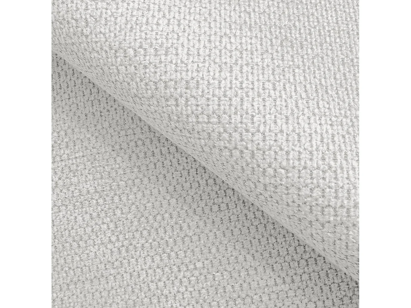 BEDANTE canapé d'angle BEGA U Links ARAGON 01 blanc avec fonction de couchage canapé en forme de U avec coffre de rangement