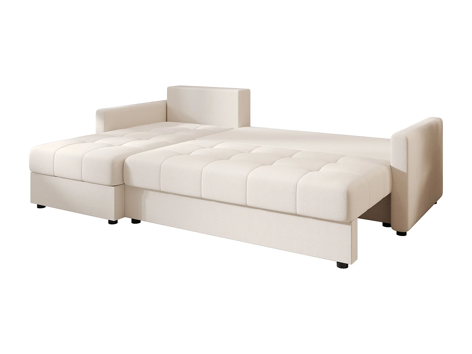 BEDANTE narożnik MOS L BIS Cosmic 10 beige gauche avec fonction de lit canapé