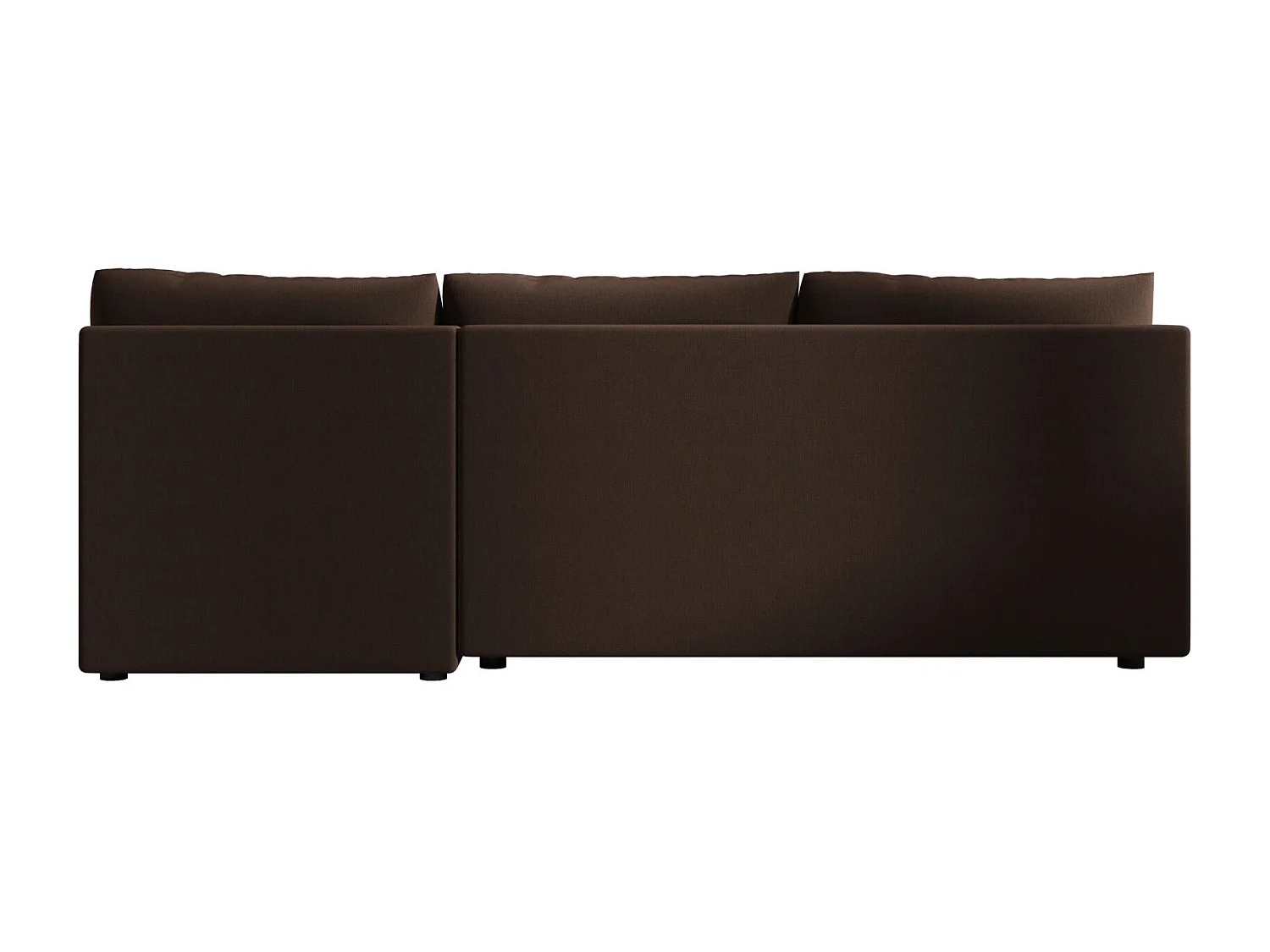 BEDANTE Canapé d’angle MOS L Cosmic 800 Marron Gauche avec fonction lit, canapé en L avec coffre de rangement, canapé-lit, canapé convertible