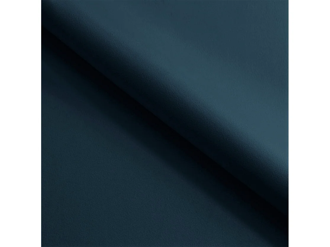 Canapé d'angle convertible coulissant 3 places avec coffre en tissu Bleu foncé BEDANTE