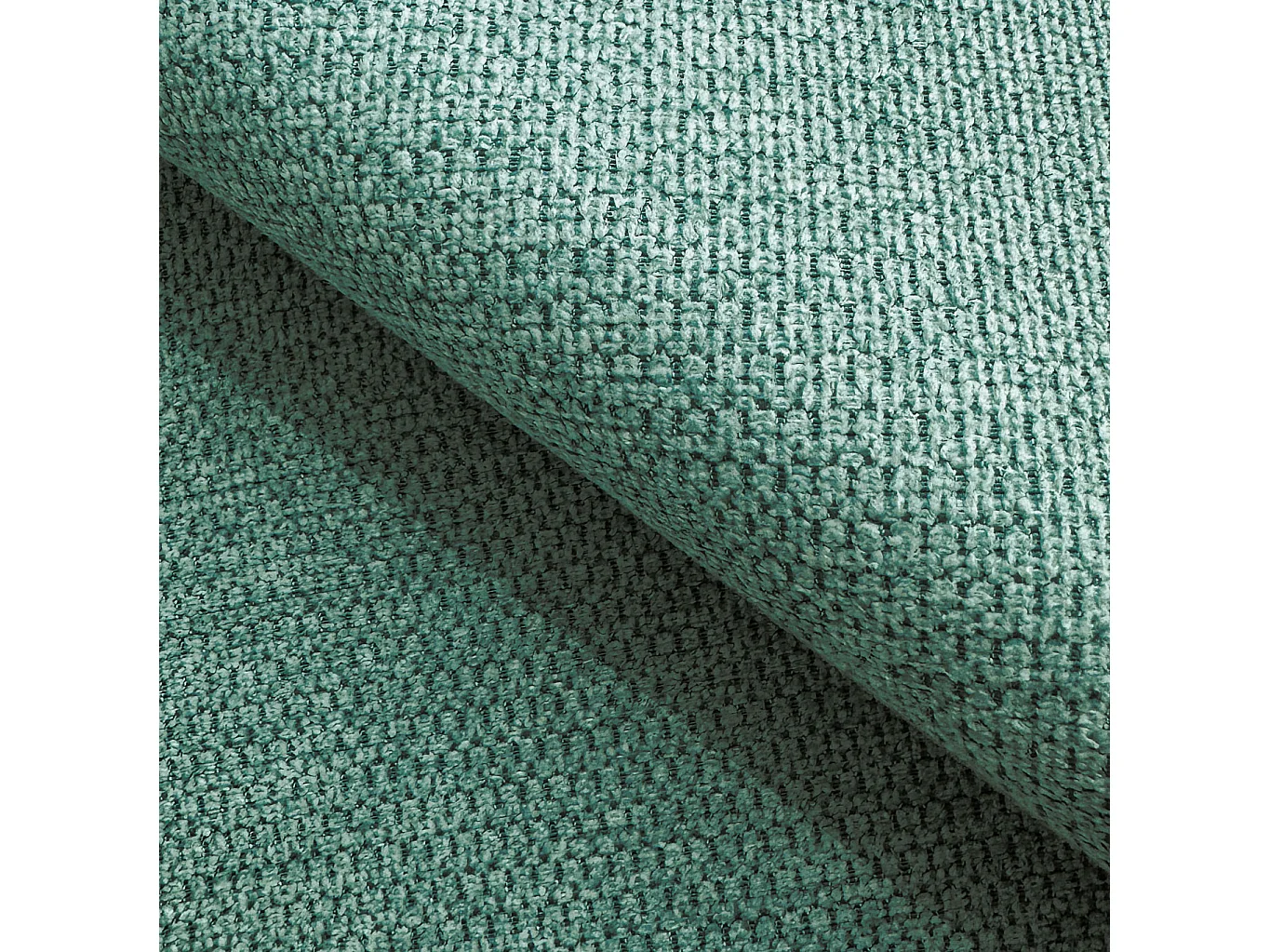 BEDANTE canapé d'angle BEGA U Links ARAGON 75 bleu avec fonction de couchage canapé en forme de U avec coffre de rangement