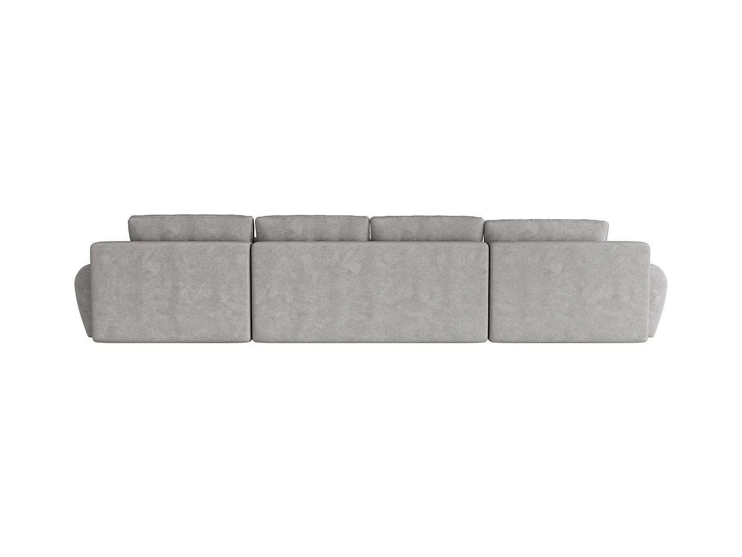 BEDANTE canapé d'angle BEGA U Links TENDER WAY 80 gris avec fonction de couchage canapé en forme de U avec coffre de rangement