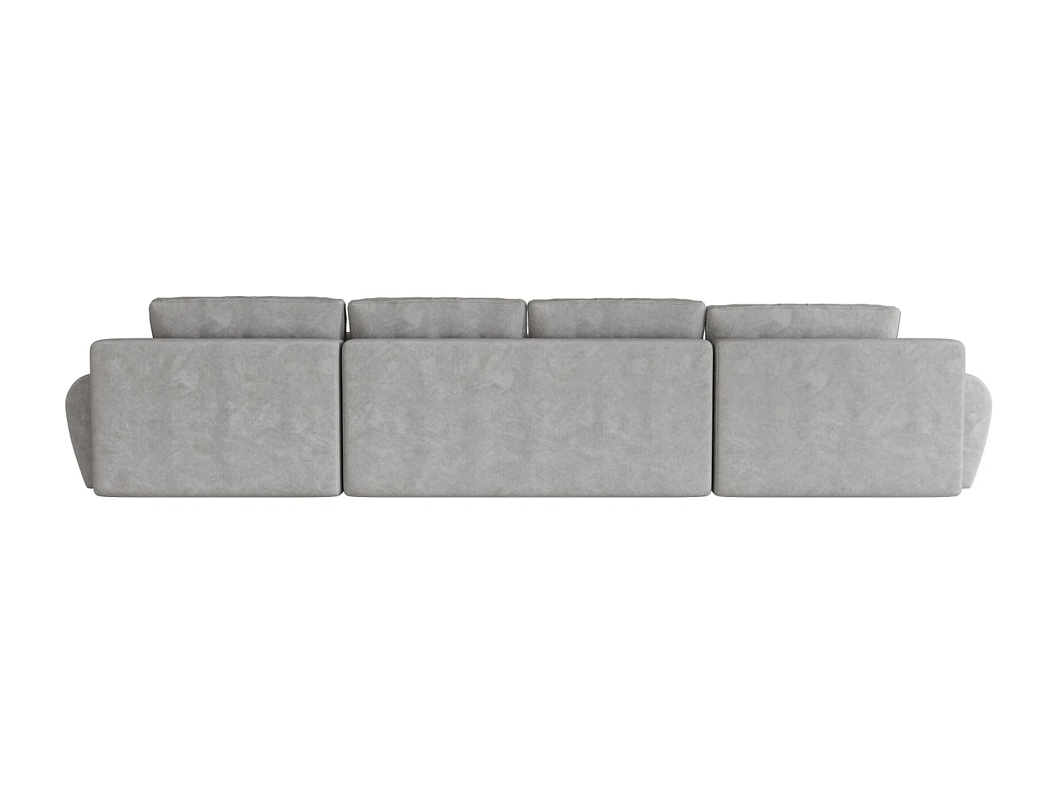 BEDANTE canapé d'angle BEGA U Links TENDER WAY 80 gris avec fonction de couchage canapé en forme de U avec coffre de rangement