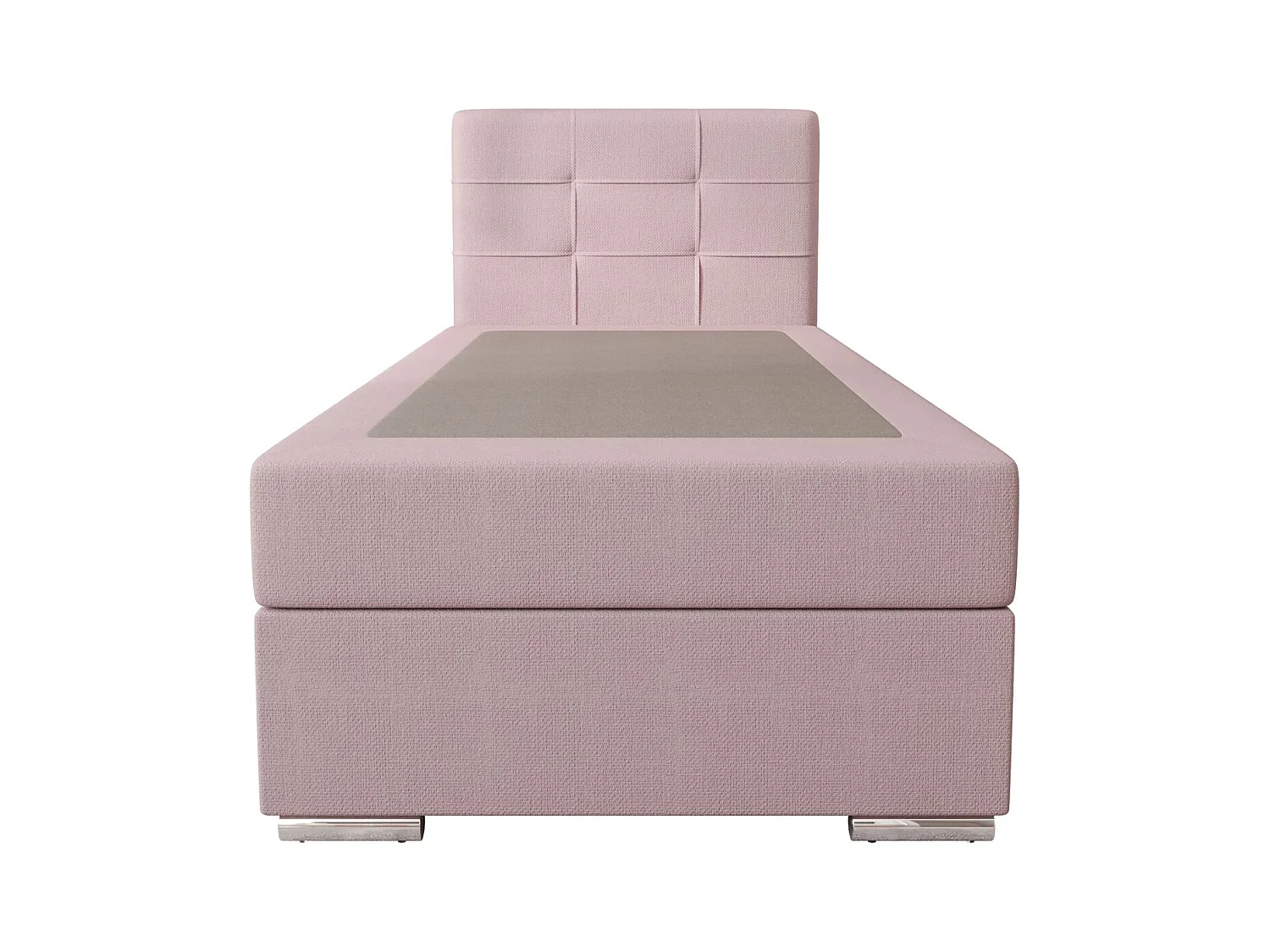 BEDANTE Lit boxspring ZAKO 1 80x200 Cosmic 14 Rose Ouverture à gauche Lit Litkasten