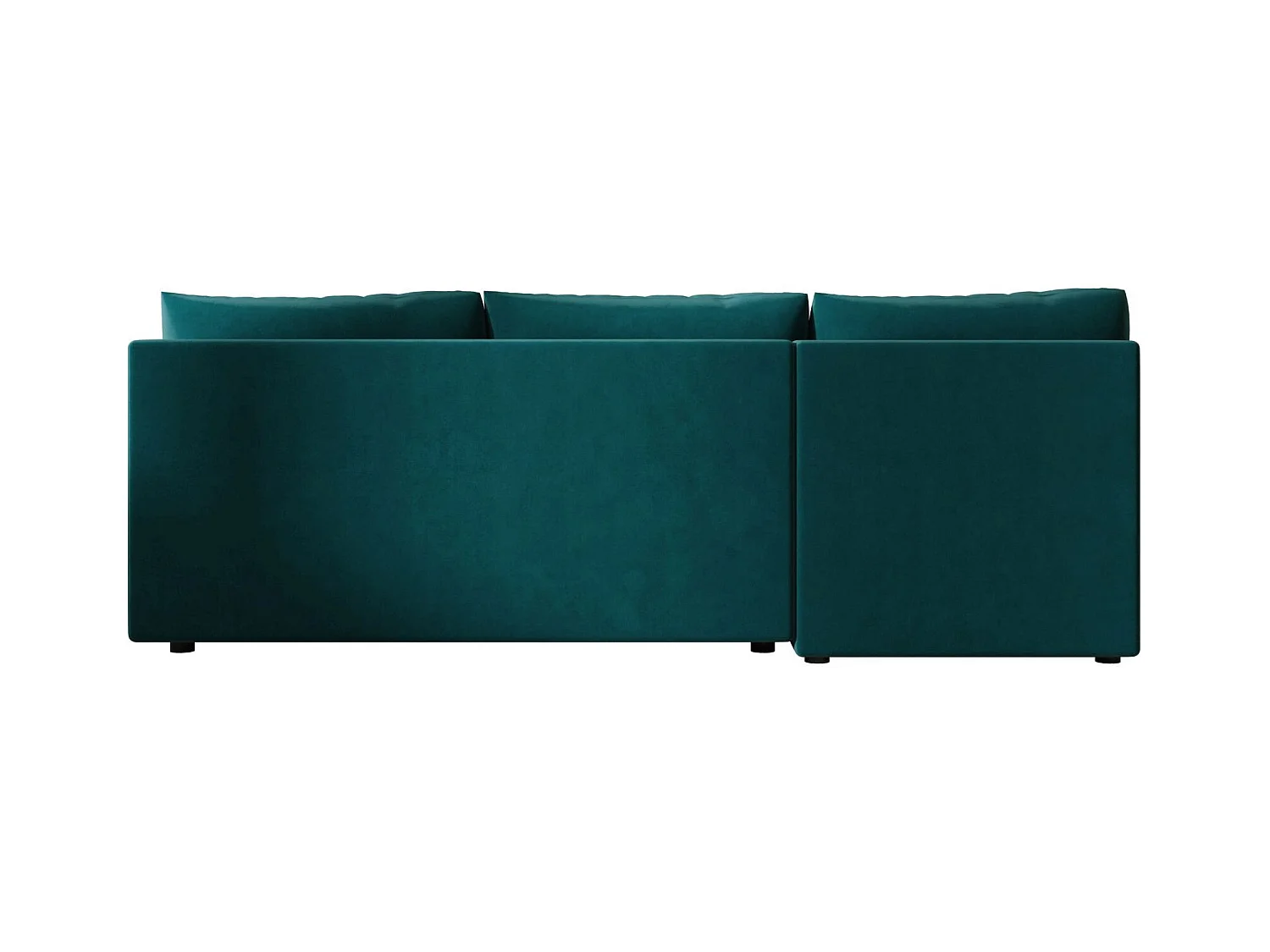 BEDANTE canapé d’angle MOS L Itaka 39 droite turquoise avec fonction de couchage canapé en forme de L avec coffre de rangement