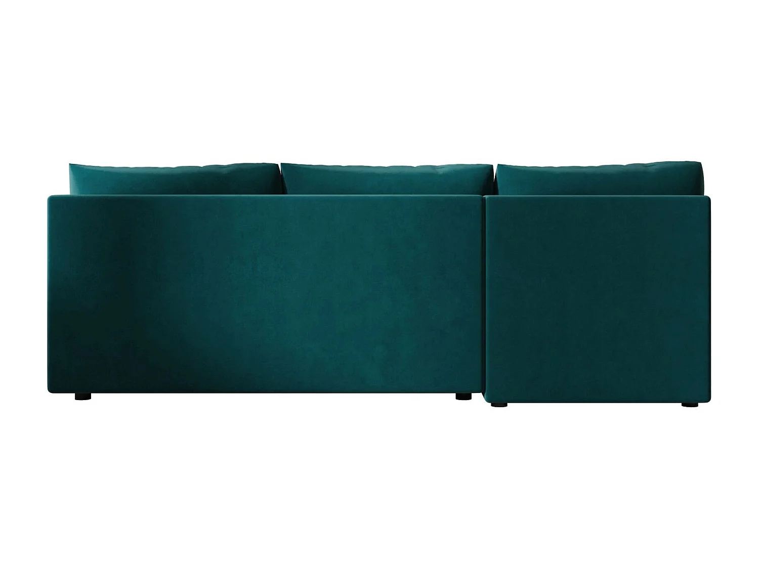 BEDANTE canapé d’angle MOS L Itaka 39 droite turquoise avec fonction de couchage canapé en forme de L avec coffre de rangement