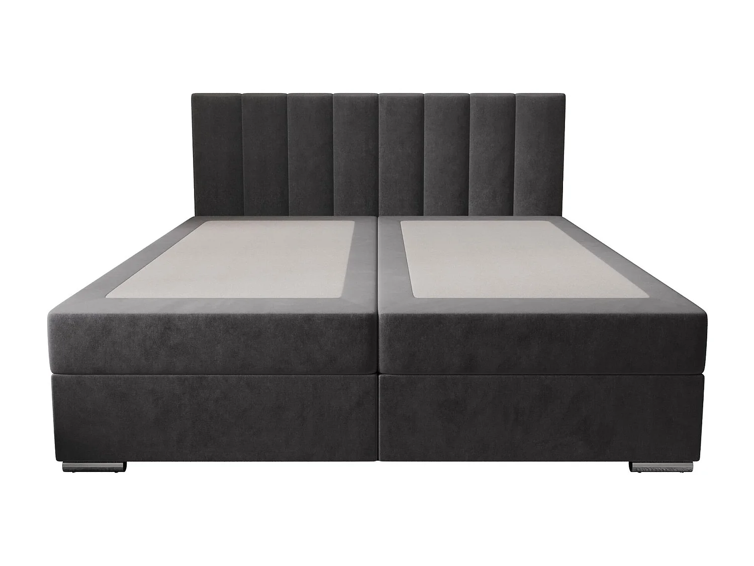 BEDANTE Boxspringbett ZAKO 2 180x200 Itaka 14 Grau Bett Bettkasten Ehebett Hotelbett Topper Matratze Schlafzimmer Stauraum
