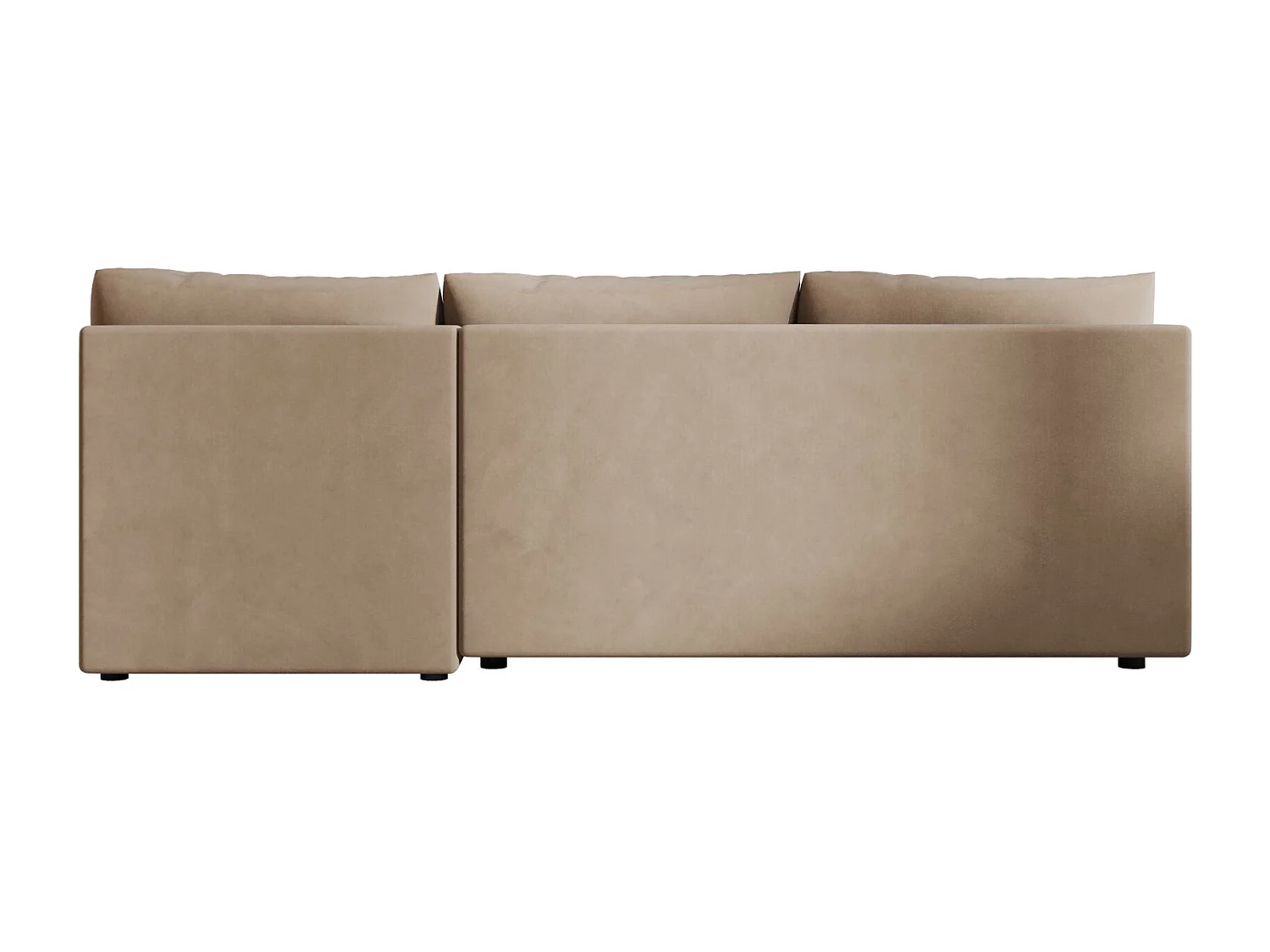 BEDANTE Ecksofa MOS L Itaka 48 Braun Links mit Schlaffunktion L-Form Sofa mit Stauraum Bettkasten Wohnzimmersofa Couch Sofa Bettsofa Bettkasten Bettcouch