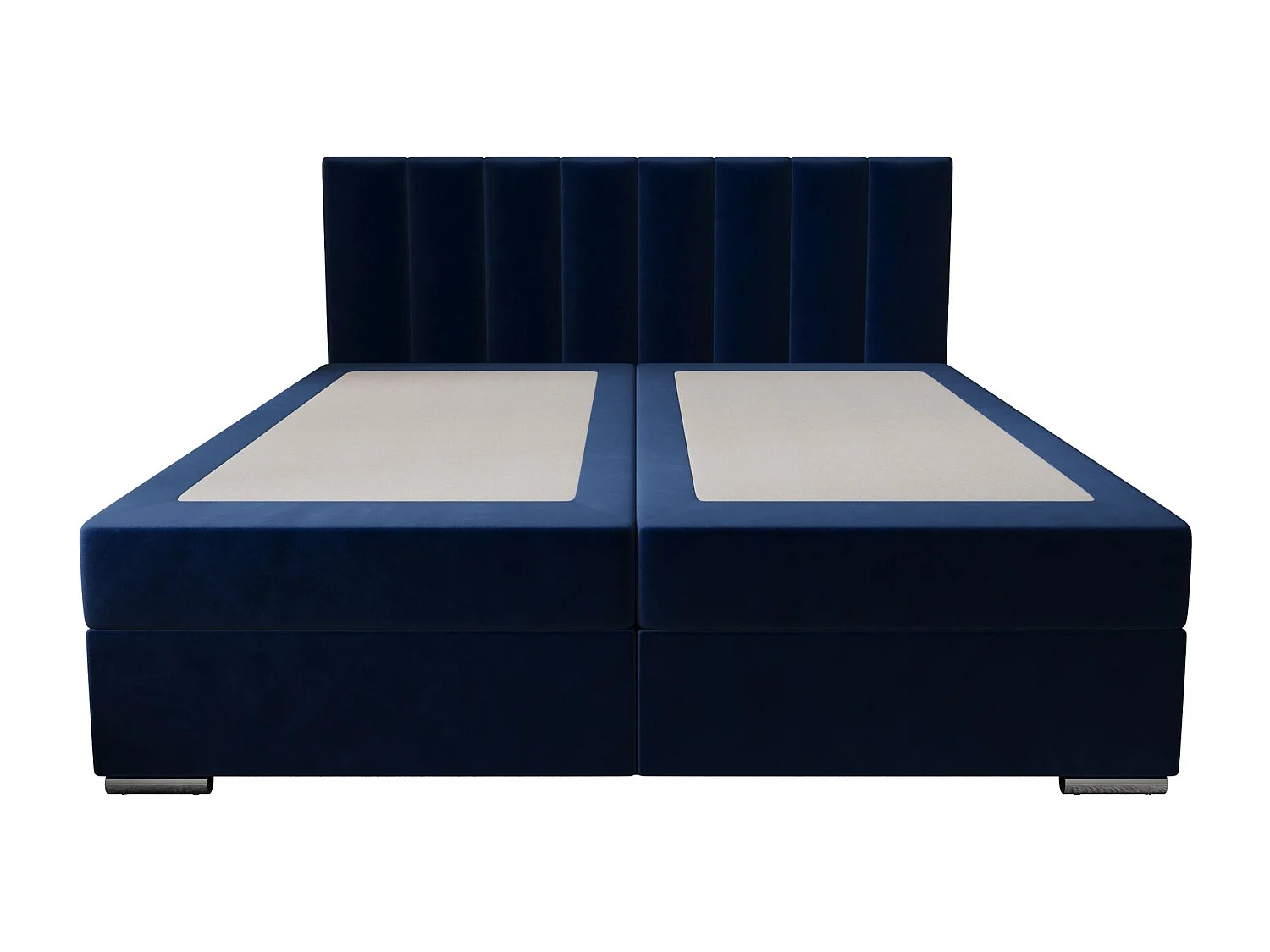 BEDANTE Boxspringbett ZAKO 2 160x200 Itaka 11 Dunkelblau Bett Bettkasten Ehebett Hotelbett Topper Matratze Schlafzimmer Stauraum