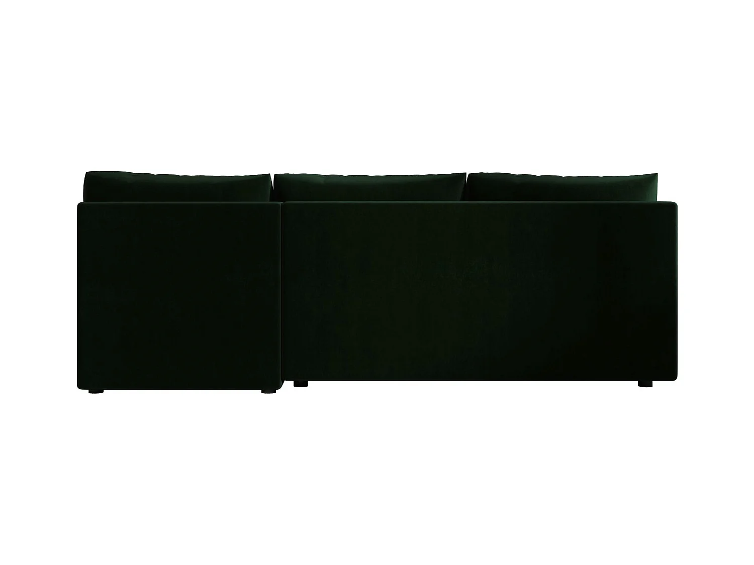 BEDANTE canapé d’angle MOS L Itaka 10 gauche vert foncé avec fonction de couchage canapé en forme de L avec coffre de rangement