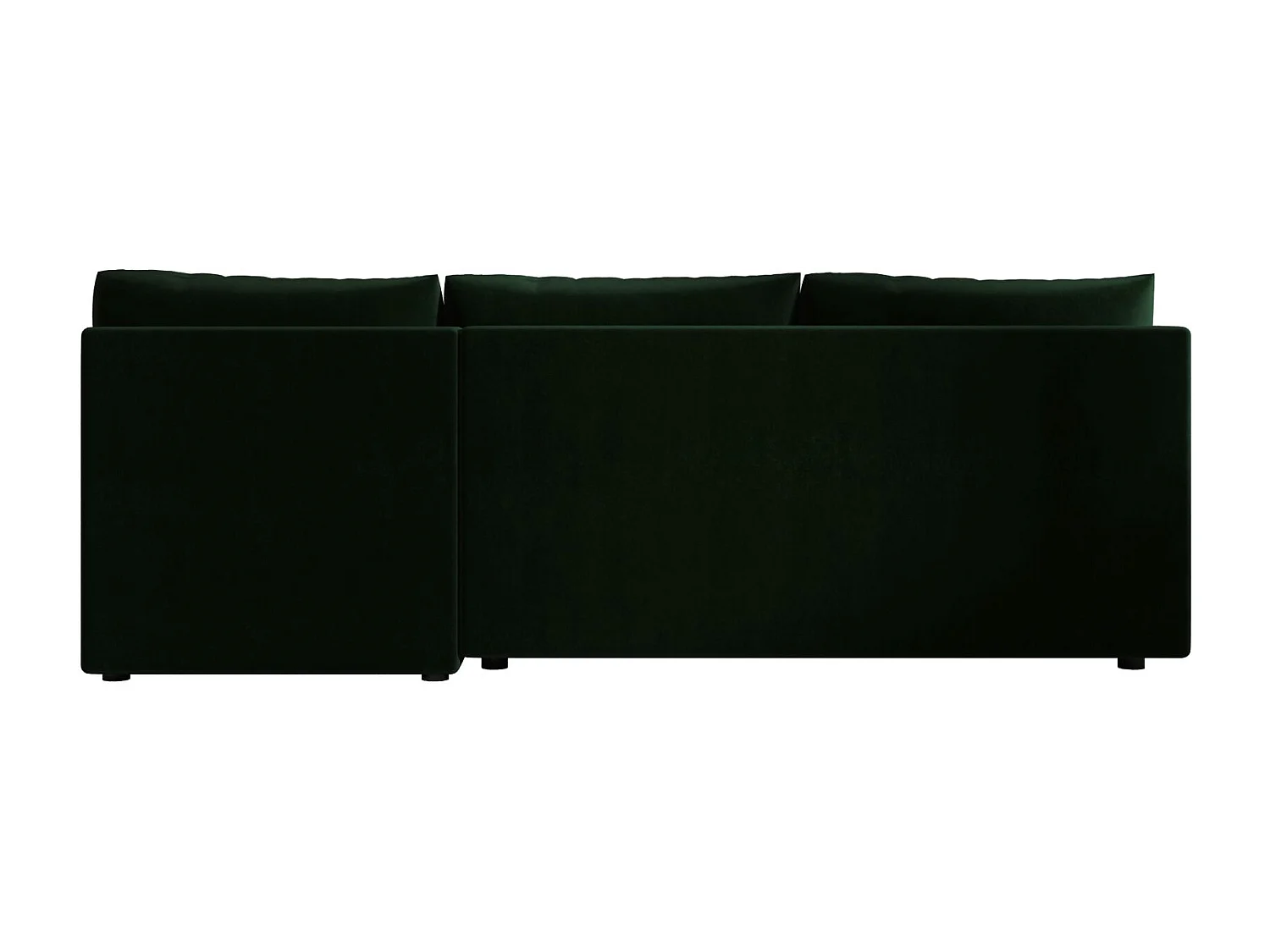 BEDANTE canapé d’angle MOS L Itaka 10 gauche vert foncé avec fonction de couchage canapé en forme de L avec coffre de rangement