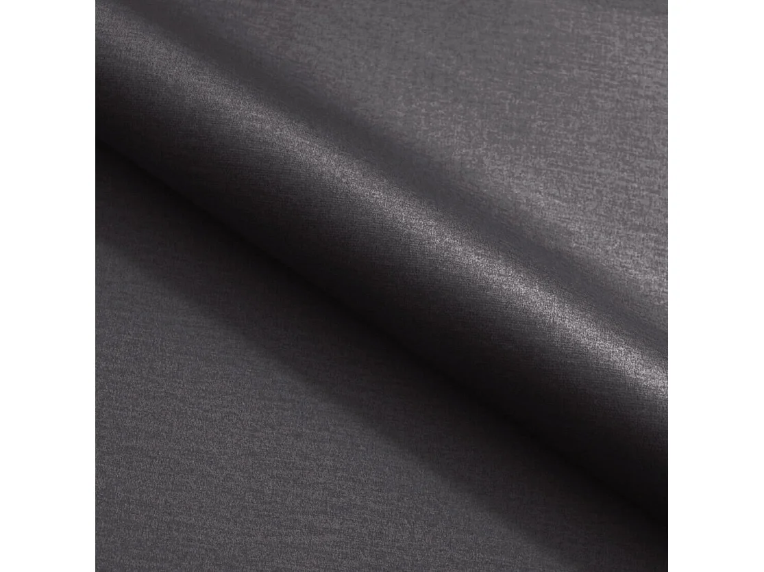 Canapé d'angle convertible 3 places avec coffre en tissu noir