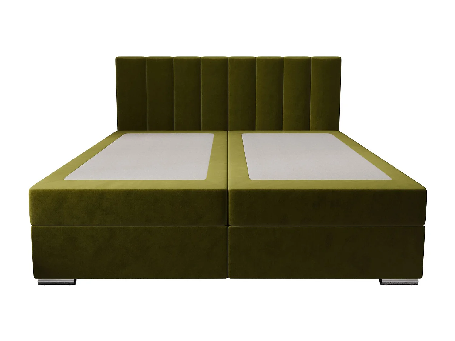 BEDANTE Boxspringbett ZAKO 2 160x200 Itaka 65 Grün Bett Bettkasten Ehebett Hotelbett Topper Matratze Schlafzimmer Stauraum