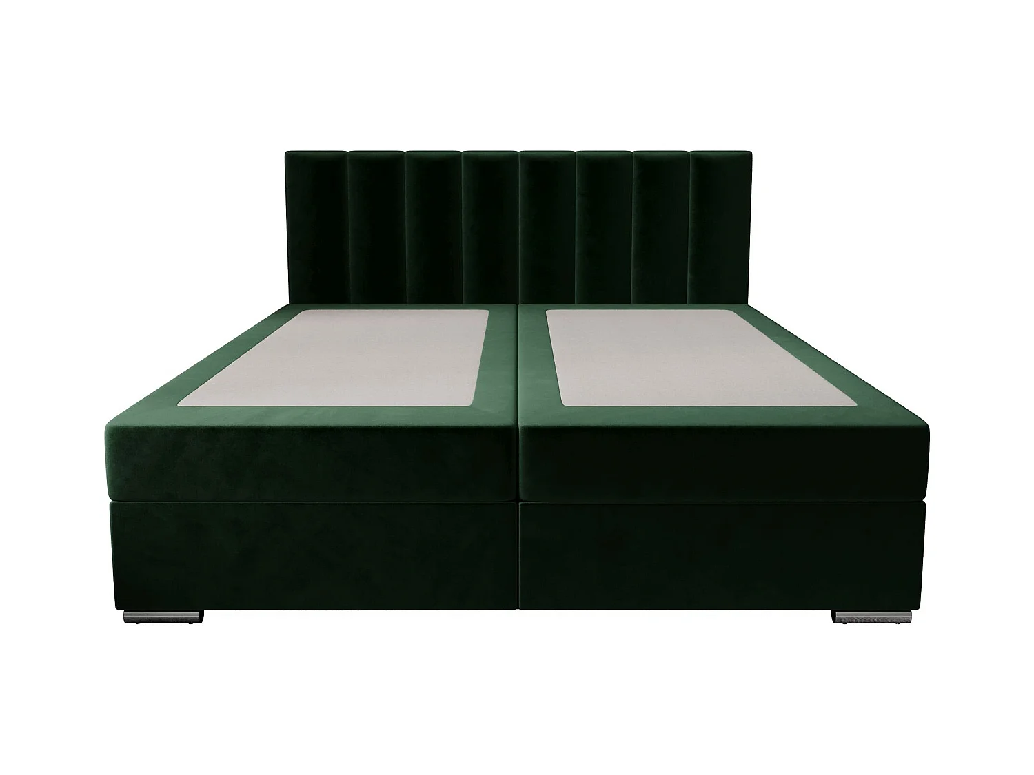 BEDANTE lit à sommier tapissier ZAKO 2 180x200 Itaka 10 Grün lit litkasten