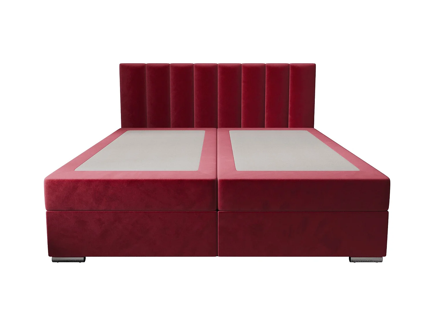 BEDANTE lit à sommier tapissier ZAKO 2 180x200 Itaka 34 Rot lit litkasten