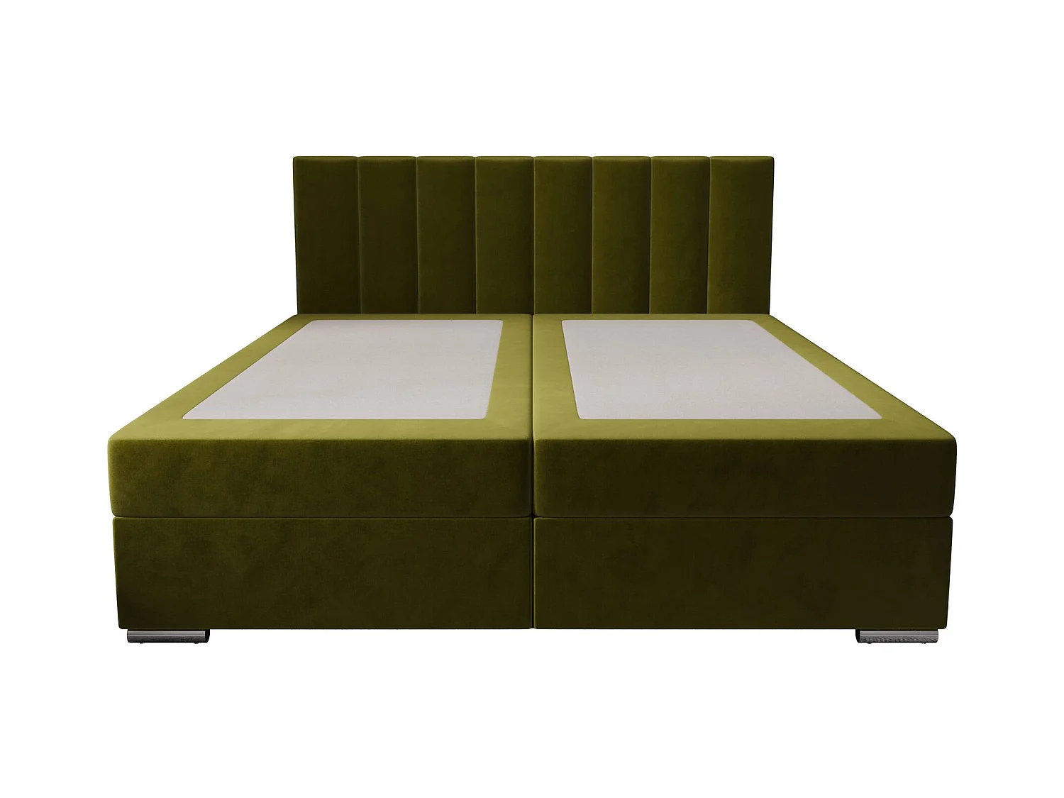 BEDANTE lit à sommier tapissier ZAKO 2 140x200 Itaka 65 Grün lit litkasten