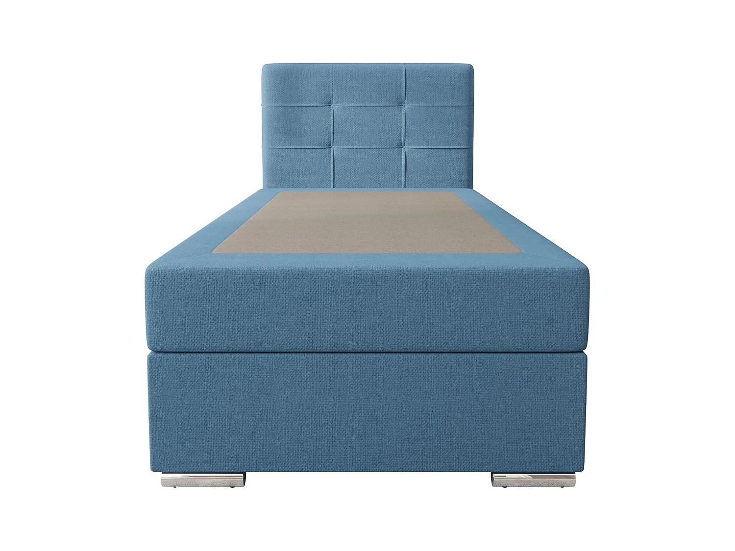 BEDANTE Lit boxspring ZILANO1 80x200 Cosmic 5 Vert Ouverture à gauche Lit Litkasten Lit simple Lit d'hôtel Surmatelas Matelas Chambre à coucher Espace de rangement