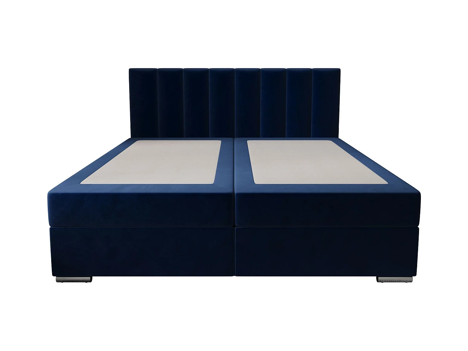 BEDANTE lit à sommier tapissier ZAKO 2 140x200 Itaka 11 Dunkelblau lit litkasten