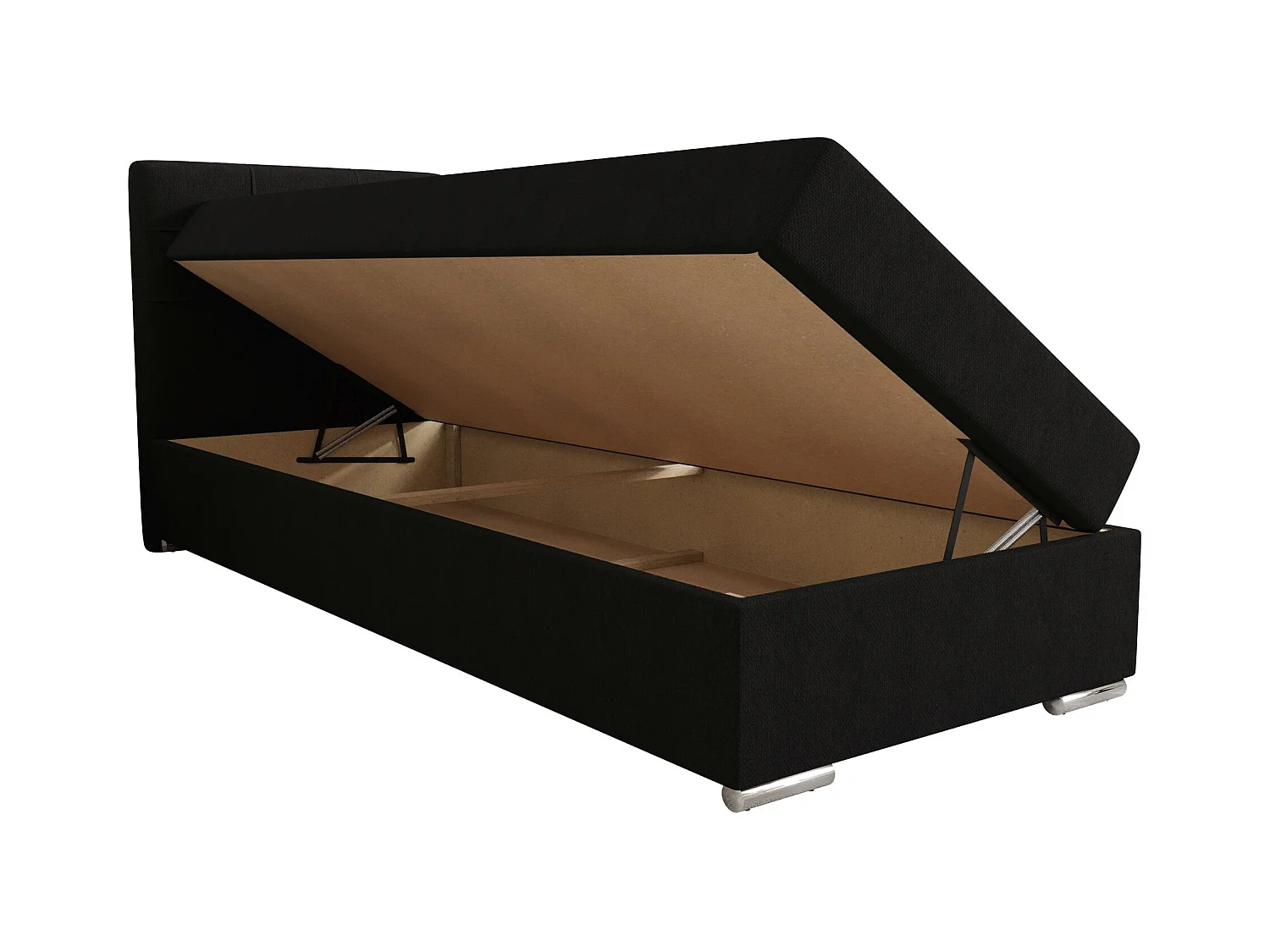 BEDANTE kontynentalne ZILANO1 80x200 Cosmic 100 Czarny Strona otwierania lewe