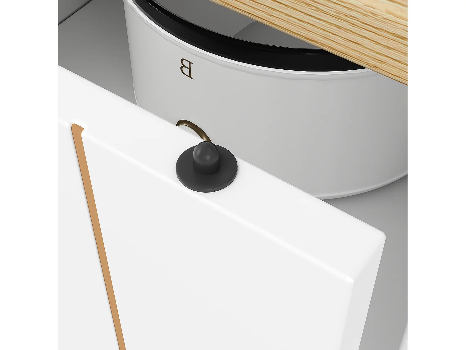 Desserte de cuisine 110x(42-70)x90 cm 2 portes coulissantes et 3 tiroirs Îlot de cuisine avec plateau extensible  - blanc