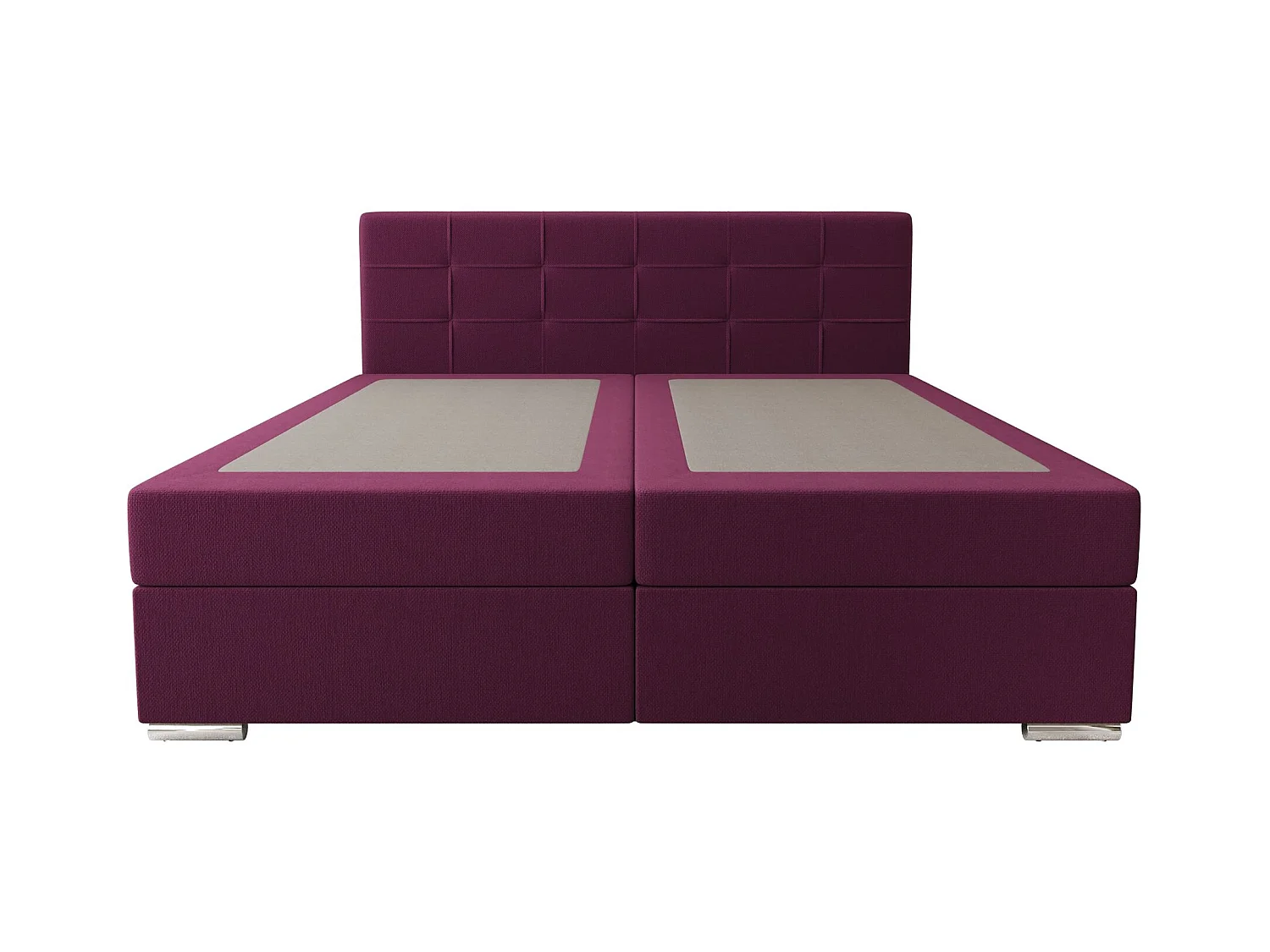 BEDANTE lit à sommier tapissier ZAKO 1 140x200 Cosmic 110 Violet Lit Litkasten