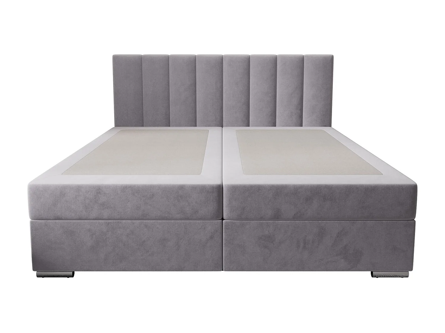 BEDANTE Boxspringbett ZAKO 2 180x200 Itaka 50 Hellgrau Bett Bettkasten Ehebett Hotelbett Topper Matratze Schlafzimmer Stauraum