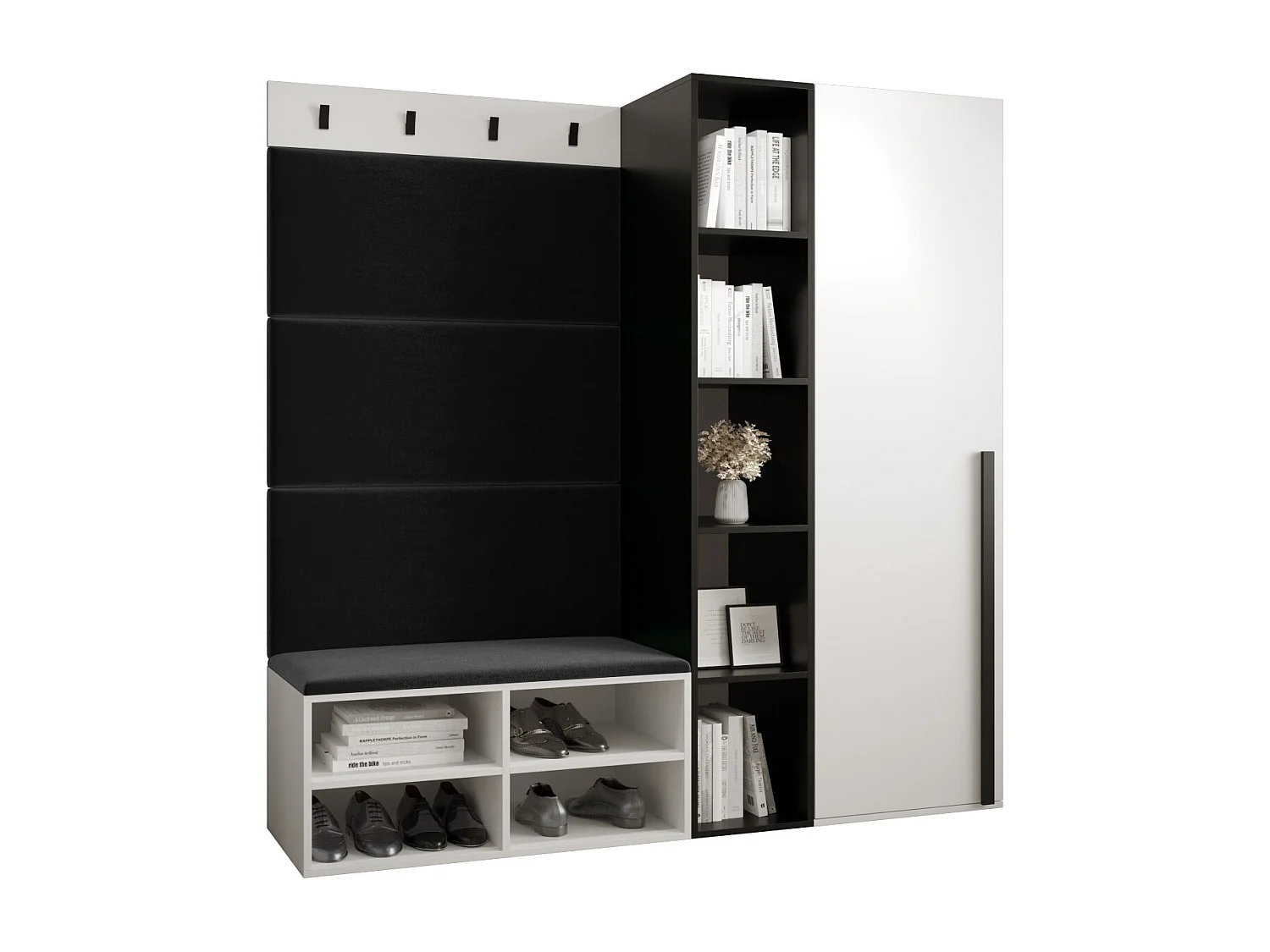 Conjunto de guardarropa Miro 1 184/164/42 (Blanco/Manila 18)