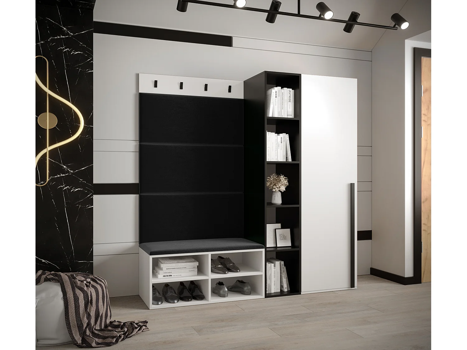 Conjunto de guardarropa Miro 1 184/164/42 (Blanco/Manila 18)