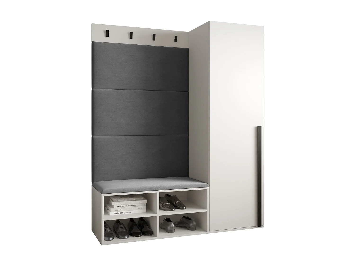 Conjunto de guardarropa Miro 6 184/134/42 (Blanco/Manila 16)