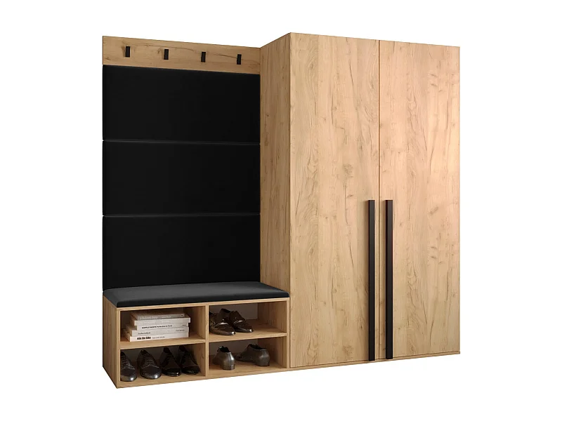 Garderobeset Miro 5 184/184/42 (Artisan Eike/Manila 18)