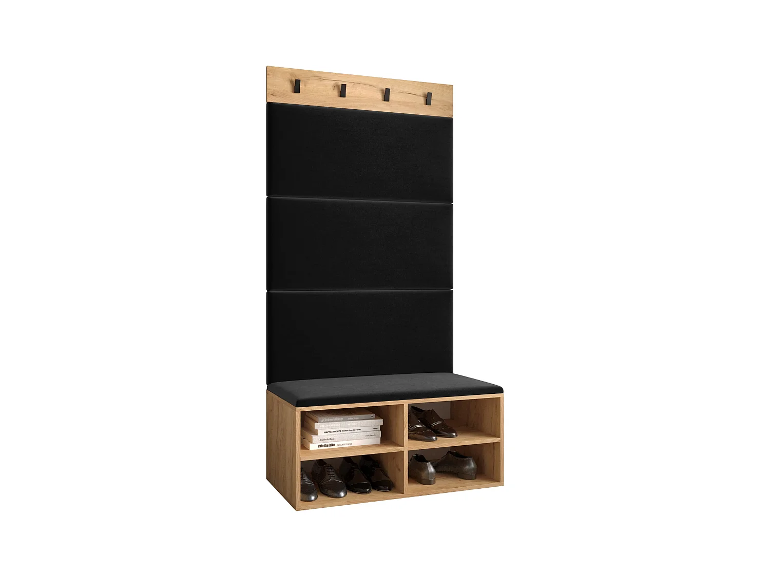 Garderobenset Miro 2 184/84/42 (Chêne artisanal/Manila 18)