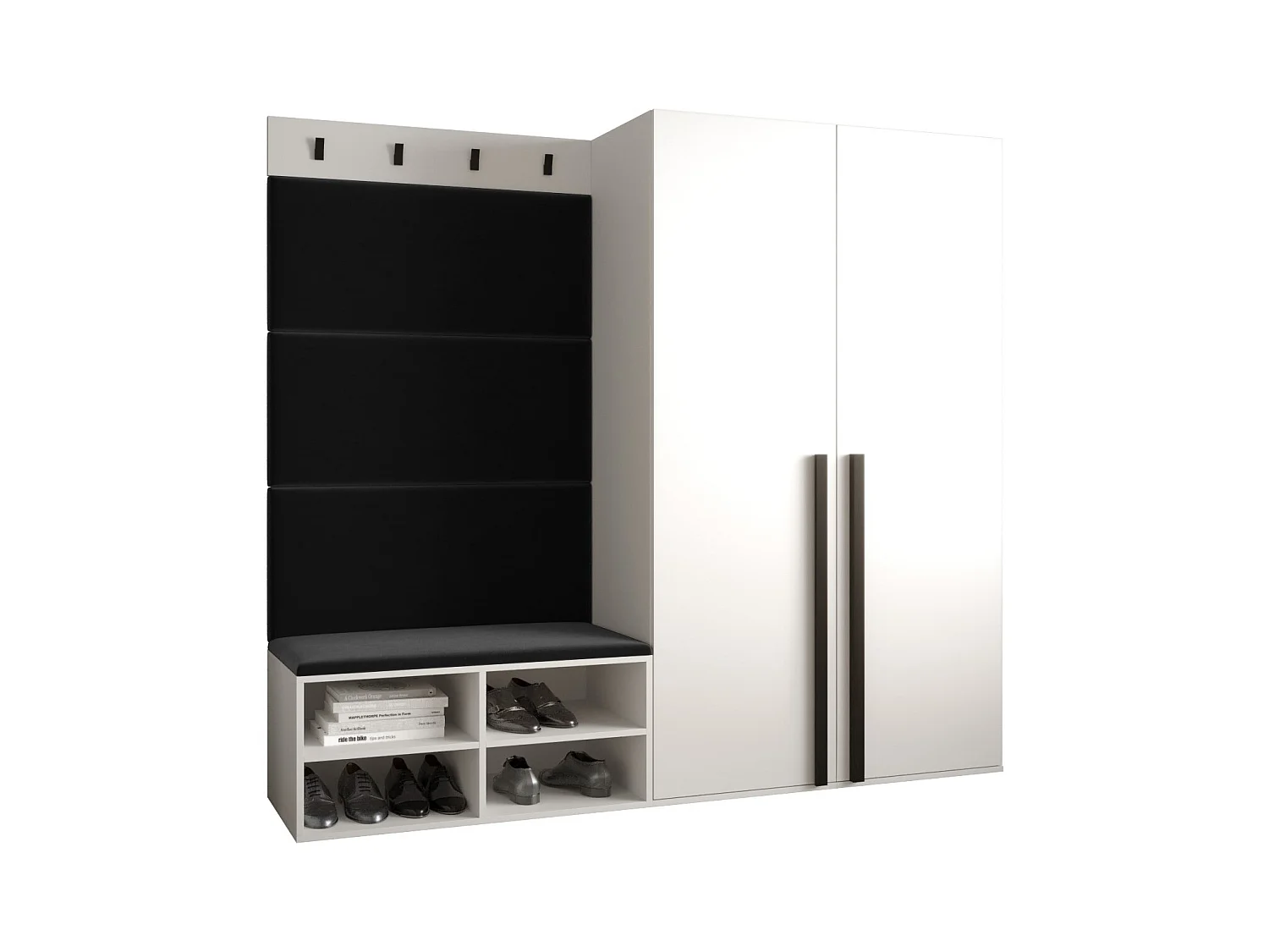 Ensemble de garde-robe Miro 5 184/184/42 (Blanc/Manila 18)