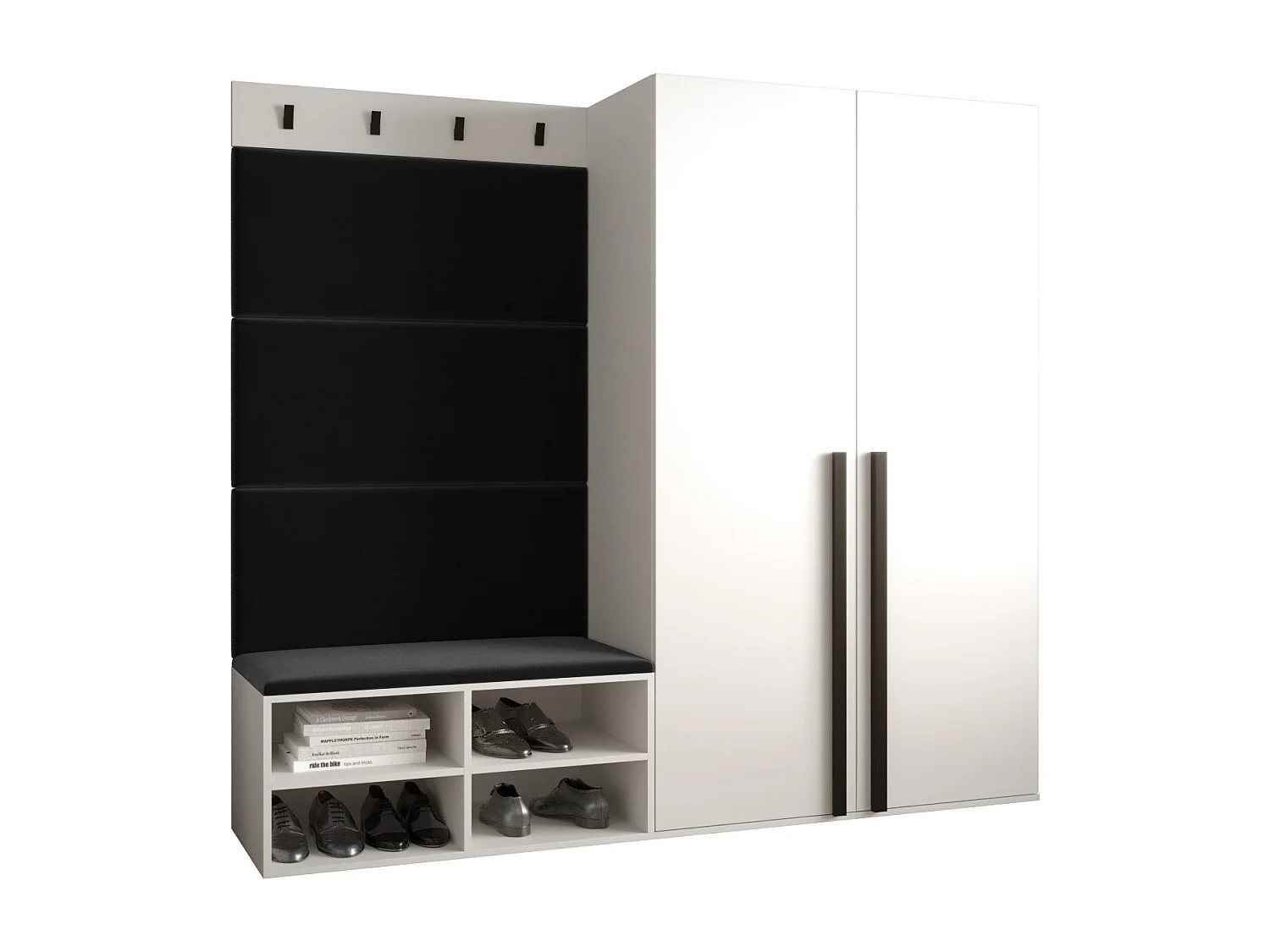 Conjunto de guardarropa Miro 5 184/184/42 (Blanco/Manila 18)