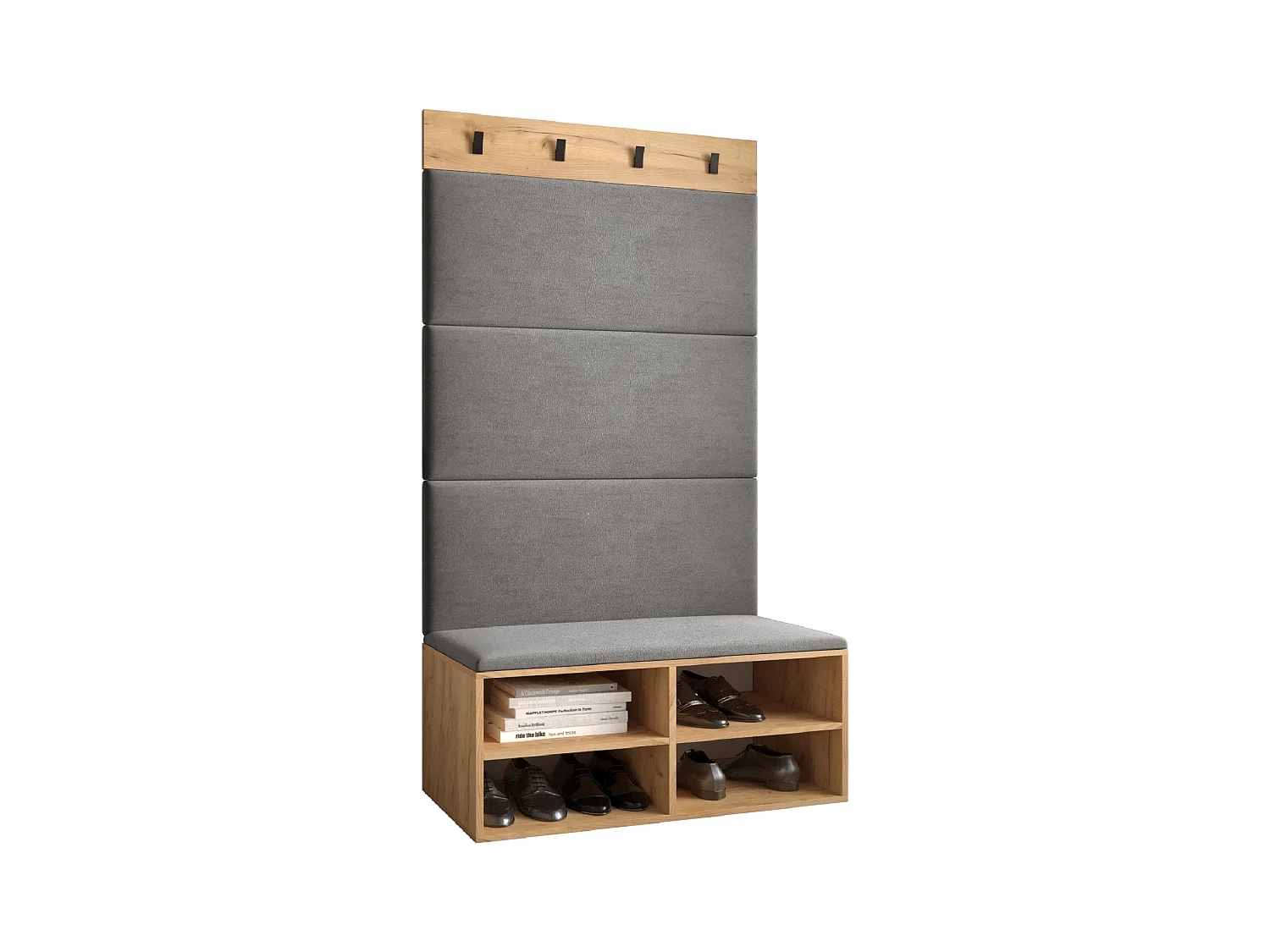 Garderobenset Miro 2 184/84/42 (Chêne artisanal/Manila 16)