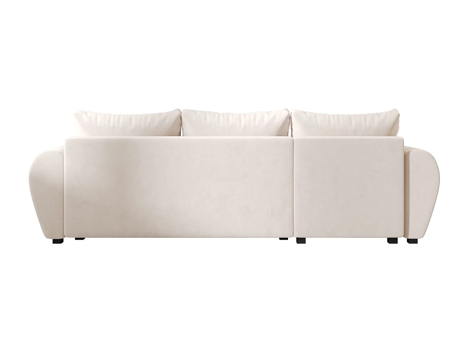 BEDANTE canapé d'angle MOLISA L Itaka 16 gauche beige avec fonction de couchage canapé en forme de L