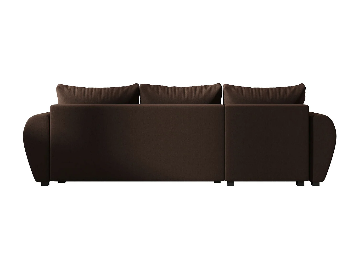 BEDANTE canapé d'angle MOLISA L Cosmic 800 gauche marron avec fonction de couchage canapé en forme de L