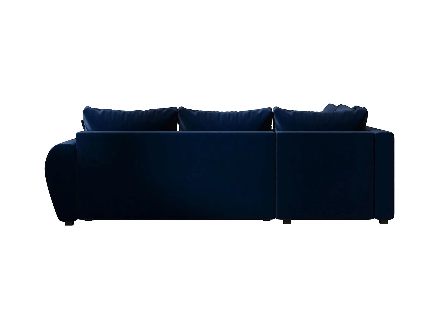 BEDANTE canapé d’angle MOLISA L PLUS Itaka 11 gauche bleu foncé avec fonction de couchage canapé en forme de L