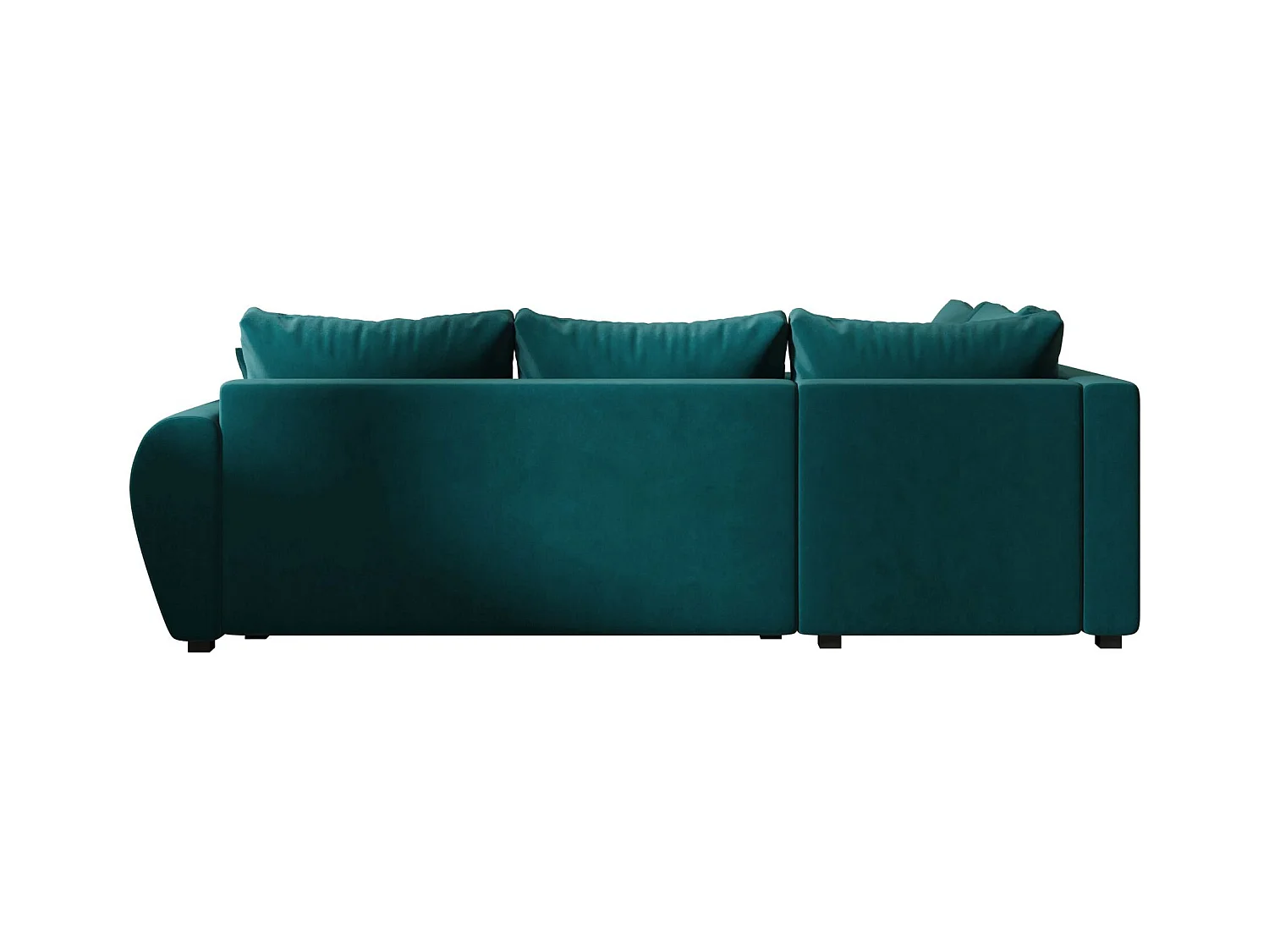 BEDANTE canapé d’angle MOLISA L PLUS Itaka 39 gauche turquoise avec fonction de couchage canapé en forme de L