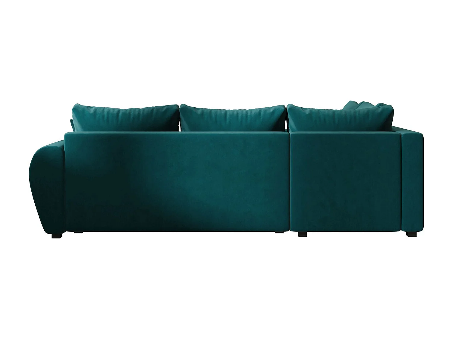 BEDANTE canapé d’angle MOLISA L PLUS Itaka 39 gauche turquoise avec fonction de couchage canapé en forme de L